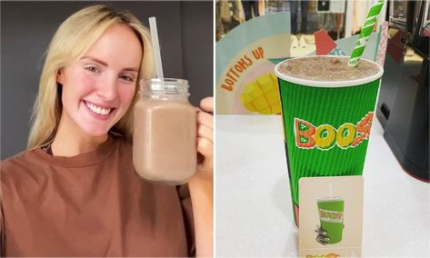 How to make the Boost Juice King William drink at home Boost Juice, Drink At Home, King William, Juicing Recipes, Apple News, Daily Mail, Glass Of Milk, Juice, At Home