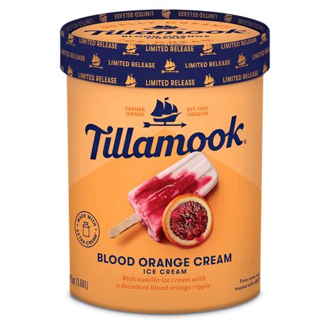 Fridge Cupboard, Bar Drawing, Tillamook Ice Cream, French Vanilla Ice Cream, Orange Juice Concentrate, Blood Orange Juice, African Cooking, Cream Ice Cream, Bridget Jones