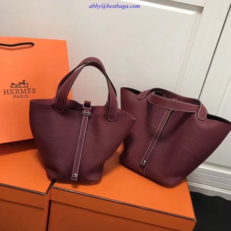 Hermes Picotin, Authentic Designer Handbags, Togo Leather, Bag Shop, Pull Through, Givency Antigona Bag, Rib Cage, Hermes Bag, Designer Handbags