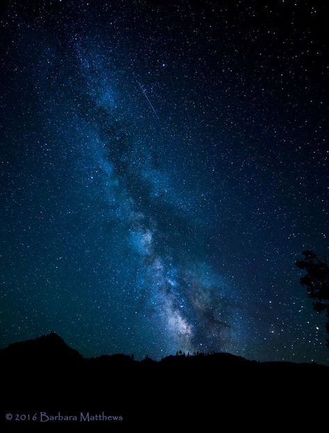 Incredible! Milky Way Shines Through a Midnight-Blue Sky  |  Space.com 11/26/16 Star Trails Photography, Midnights Aesthetic, Light And Shadow Photography, Space Sky, Galaxy Photos, Midnight Blue Color, Sky Night, Beautiful Skies, Sky Photo