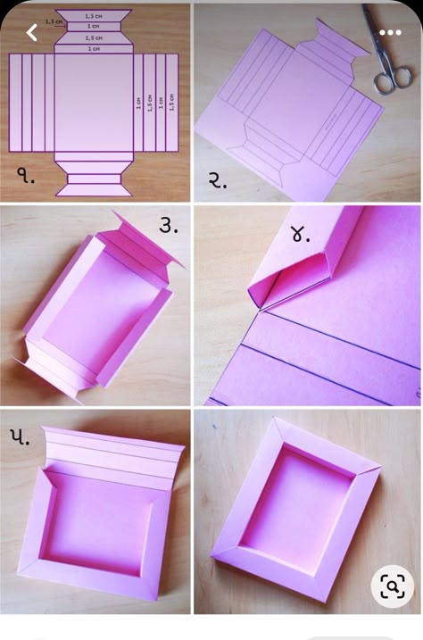 Things To Make With Cardboard Boxes Easy, Birthday Origami Ideas, Aesthetic Gift Box Ideas, Cajas Aesthetic, Diy Bts Room Decor, Bts Diy, Idee Cricut, Diy Crafts Bookmarks, Book Crafts Diy