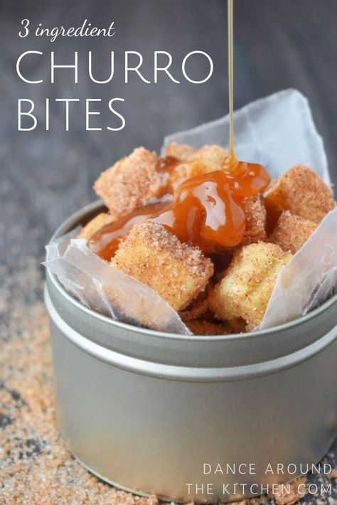 Dessert With Caramel, Churro Bites, Chocolate Dipping Sauce, Fun Dessert, Quick Easy Desserts, Köstliche Desserts, Quick Desserts, School Snacks, Super Duper