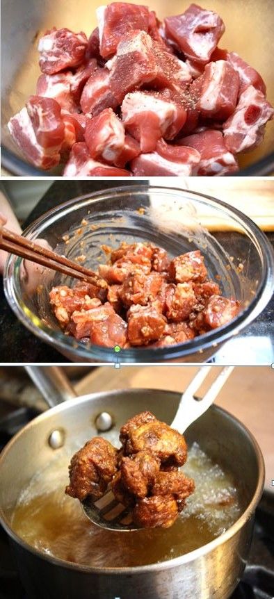 Fried Chinese Ribs, a party favor! Chinese Spareribs, Chinese Ribs, Fried Ribs, Woks Of Life, The Woks Of Life, Mapo Tofu, Pork Rib Recipes, Woks, Spare Ribs