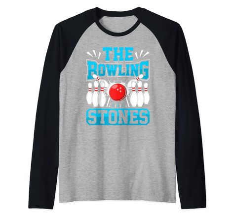 PRICES MAY VARY. Bowling is your hobby, you are a bowler and laughter is part of it for you, then the Bowling The Bowling Stones funny Bowlers Bowling Lovers design is perfect for bowling lovers. Look at the Bowling The Bowling Stones funny Bowlers Bowling Lovers Design, for men and women who love bowling outfits, funny Bowling Shirts and bowling giveaways. Lightweight, Classic fit, Double-needle sleeve and bottom hem Funny Bowling Shirts, Bowling Outfit, Lovers Design, Bowling Shirts, Bowling, Tee Shop, Baseball Tee, Branded T Shirts, Top Styles