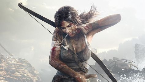 Lara Croft Tomb Raider Bow Injury Bandage HD video games #bow #tomb #raider #croft #lara #bandage #injury #1080P #wallpaper #hdwallpaper #desktop Lara Croft, Tomb Raider, Video Game