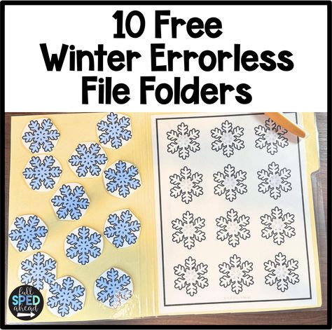 Are you looking for free file folders to use in your special education centers? If so, this is exactly where you want to be! Because here you’ll find the link to download 10 winter folders for free! What are file folders? File folders in special education classrooms are fantastic tools! They’re usually used to organize ... Read More about 10 Free Winter Errorless File Free File Folders Special Education, Free Errorless File Folders, Errorless File Folders Free, Special Education Centers, File Folder Activities, Positive Learning, Special Education Students, Learning Methods, File Folders