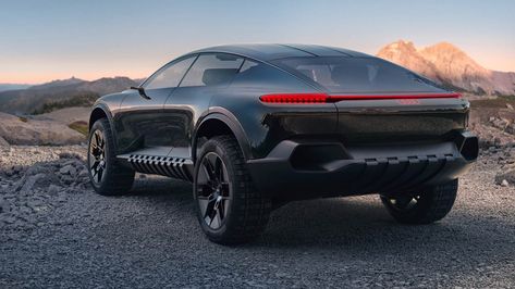 The Audi Activesphere Concept Is Sleek and Ready for Off-Roading Audi Activesphere, Sphere Design, Feel Powerful, Green Tech, Luxury Sedan, Self Driving, Design Language, Sports Gear, Tron