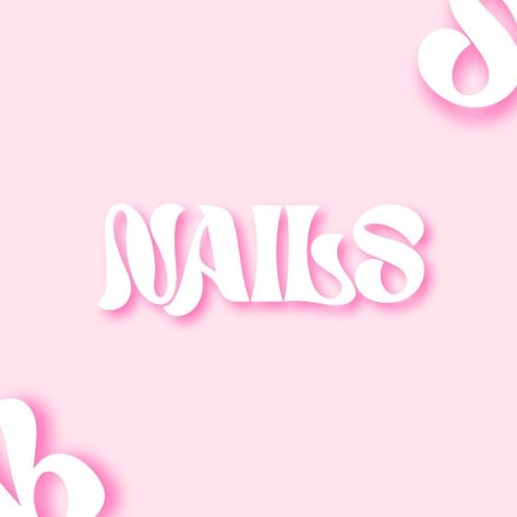 Nails Pinterest Board Cover, Pink Board Cover Pinterest, Nail Board Cover, Nails Board Cover, Pinterest Board Covers Pink, Board Names Pinterest Ideas, Board Covers Pink, Pink Board Cover, Girly Logo Design