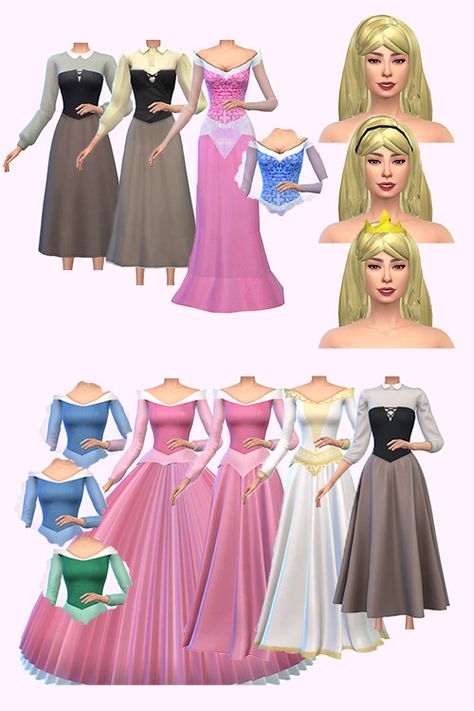 Sims 4 Disney Princess Cc Rapunzel, Sims 4 Cc Sleeping Beauty, Sleeping Beauty Sims 4 Cc, Sims 4 Mods Disney, Sims 4 Aurora Cc, Sims 4 Cc Disney Decor, Sims 4 Sleeping Beauty, Sims 4 Cc Disney Princesses, Disney Sims 4