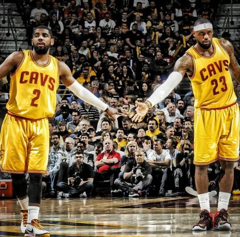 LeBron and Kyrie. Kyrie Irving Cavs, Lebron James Kyrie Irving, Best Nba Players, Nba Playoffs, Kyrie Irving, Basketball Pictures, Nba Players, King James, May 7