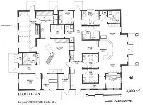 Veterinary design on a dime | DVM 360 Veterinary Design, Hospital Floor Plan, Vet Practice, Veterinarian Office, Hospital Plans, Vet Hospital, Clinic Interior, Animal Clinic, Hospital Architecture