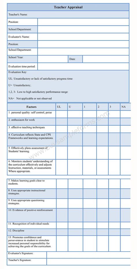 Appraisal Form, Employee Evaluation, Catholic Kids Activities, Employee Evaluation Form, Self Evaluation, Evaluation Employee, School Department, Teacher Forms, Personal Qualities