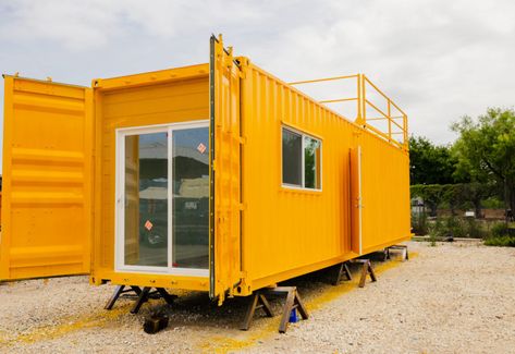 Build to Rent Shipping Container Homes - Bob's Containers / Bob's Containers Container Bedroom, 40 Ft Container Home, Investing In Land, Shipping Container Fortress, Shipping Container Home Designs, Shipping Container House Plans, Open Concept Floor Plans, Shipping Container House, Container Home