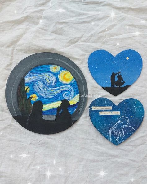 Painting Gifts For Boyfriend, Bf Ideas, Our Blues, Painting Gifts, Drawings For Boyfriend, Black Art Painting, Round Canvas, Gifts For Boyfriend, Cute Paintings