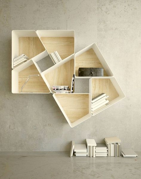 Bookshelf Design, Shelf Design, Diy Shelves, Book Shelf, Interior Furniture, Wood Design, Wall Shelves, Home Deco, Wall Design