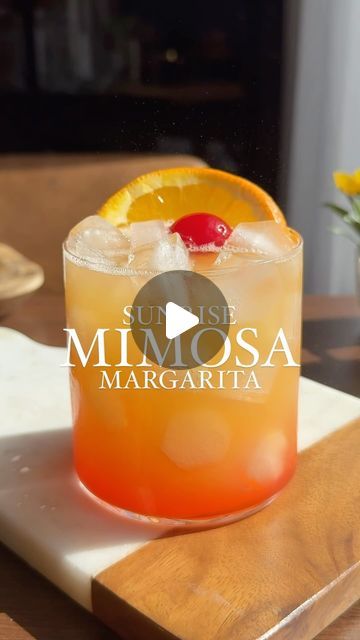 Nikki Sips 🤘🏻🍸 on Instagram: "Mimosas for Easter Brunch are a staple in this house, but you know your girl loves tequila 🙋🏼‍♀️—so, as my favorite aunt would say, “why choose?” 🤭🫶🏼 This year we’re making sunrise mimosa margaritas & trust me, you’re gonna want to make it too.

_____

Sunrise Mimosa Margarita

You’ll Need:
1.5 oz tequila
1 oz pineapple juice
1 oz fresh squeezed orange juice
Prosecco to top
1/2 oz grenadine
Orange wheel
Cherry

In a shaker, combine tequila, orange juice, and pineapple juice.  Shake for 8 seconds.  Strain over fresh ice and top with Prosecco.  Stir her up and carefully pour grenadine over top.  Garnish with an orange wheel & a cherry—and enjoy 🫶🏼🐣

____

#easterbrunch #easter #mimosa #margarita #tequilasunrise #brunch #brunchdrinks" Easter Mimosa, Sunrise Mimosa, Tequila Orange Juice, Mimosa Drink, Fresh Squeezed Orange Juice, Frosty Recipe, Squeezed Orange Juice, Orange Wheels, Brunch Drinks