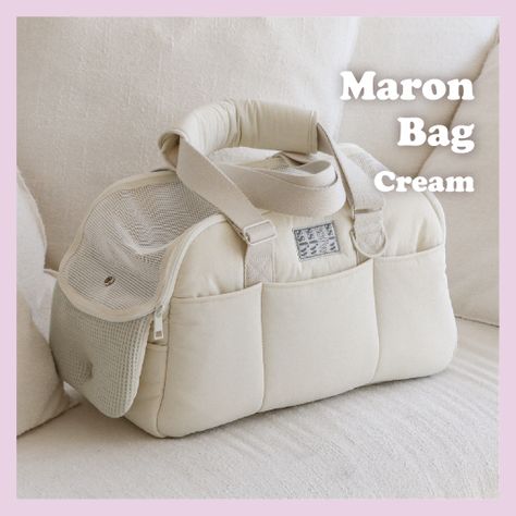 [PaidLink] Maron Bag Pet Carrier (Cream) Brand: Ssfw Size: 5 Size, 5 Size *This Product Is Excluded From The Free Shipping Offer. *Ems Shipping Costs Will Be Added At Checkout. * Pick-Up Is Not Available For This Product. * This Product Cannot Be Exchanged Or Refunded, So Please Purchase It Carefully. * The Maron Bag Pet Carrier Will Ship Separately From The Rest Of Your Order And Direct From The Manufacturer In Korea. Please Consider The Shipping Delay Of #petaccessoriesideas Cute Dog Carrier, Cute Small Dog Accessories, Cute Things For Dogs, Cute Cat Carrier, Aesthetic Dog Supplies, Dog Bag Carrier, Dog Purse Carrier, Cute Dog Stuff, Cute Cat Accessories