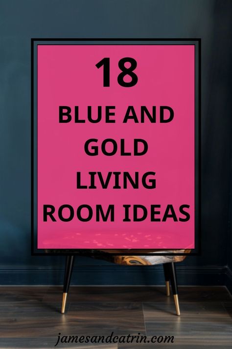 Dive into the elegance of blue and gold living room ideas that'll transform your space into a royal haven 🏰✨. From deep navy hues to metallic gold accents, discover the perfect blend of sophistication and style. Ready to elevate your living area? #BlueAndGoldLivingRoomIdeas #HomeDecor #LuxuryInteriors #ElegantDesigns Royal Blue And Gold Living Room Ideas, Navy Blue And Gold Living Room Ideas, Blue And Gold Living Room Ideas, Navy Blue And Gold Living Room, Royal Blue And Gold Living Room, Deep Blue Living Room, Navy And Gold Living Room, Navy Blue Living Room Ideas, Blue Feature Wall Living Room