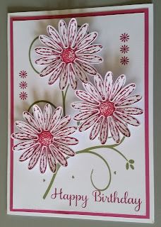 Stampin Up Daisy Delight, Daisy Delight Stampin' Up, Stampin Up Karten, Daisy Cards, Birthday Card Design, Making Greeting Cards, Su Cards, Punch Cards, Stamping Up Cards