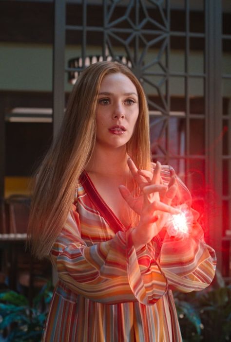 WandaVision: Who Sent Wanda the Westview Deed? Wanda Maximoff, Scarlet Witch, Scarlet, A Woman, Witch, Marvel, Red, Hair