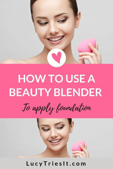 Face Makeup Looks, Beauty Blender How To Use, How To Use Makeup, Foundation Tips, Apply Foundation, Makeup Brushes Guide, Make Up Tutorials, Makeup Blending, Makeup Tutorial Step By Step