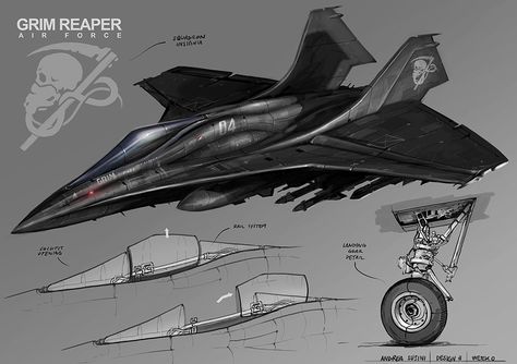 Feng Zhu Diseño: Trabajo Estudiantil - Aeronaves Feng Zhu Design, Feng Zhu, Jet Privé, Student Design, Stealth Aircraft, Space Fighter, Space Ship Concept Art, Starship Concept, Airplane Fighter