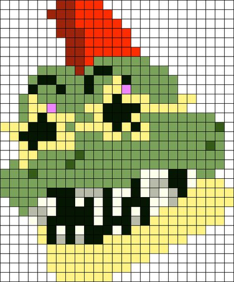 Monty Gator, Fnaf Crafts, Perler Art, Pattern Maker, Pixel Drawing, Perler Bead Templates, Pixel Crochet, Pixel Art Grid, Kandi Patterns