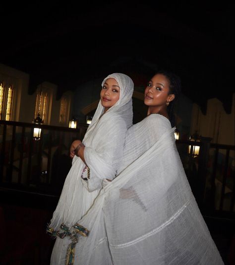 Vintage Eritrea, Habesha Aesthetic, Christian Veiling, Ethiopian Dresses, Christian Veils, Itgirl Aesthetic, Christian Modesty, Ethiopian Culture, Lil Tay