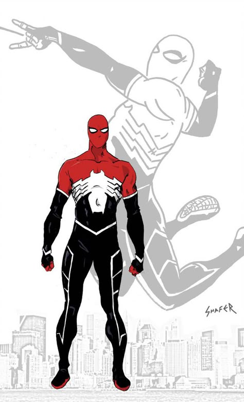 PR Spider Man Redesign by cadi11ac on DeviantArt Iron Spider Redesign, Spider Man Redesign, Spider Suits, Web Warriors, Spider Man Suit, Spider Man Suits, Comic Costume, Spider Man Art, Spiderman Suits