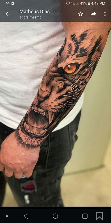 Kurt Tattoo, Tiger Forearm Tattoo, Tiger Eyes Tattoo, Tato Maori, Tiger Tattoo Sleeve, Tier Tattoo, Lion Tattoo Sleeves, Panda Tattoo, Lion Head Tattoos