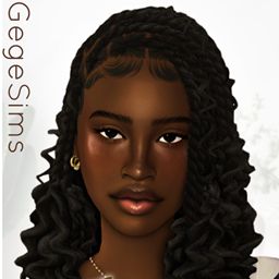 A bob goddess braids hairstyle. 23.6K Downloads | Create a Sim Sims 4 Cc Goddess Braids, Bob Goddess Braids, Female Sims, Bob Braids Hairstyles, Goddess Braids Hairstyles, Bob Braids, A Bob, Short Braids, Sims Hair