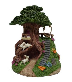 Clay Tree House, Dollhouse Garden, Fairy Village, Fairy Garden Designs, Fairy Tree, Polymer Clay Diy, Fish Tank Decorations, Fairy Doors, Fairy Garden Diy