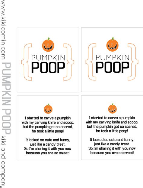 PUMPKIN POOP Pumpkin Poop, Pooping Pumpkin, Pumpkin Poop Free Printable, Halloween Candy Bowl Sign Printable Free, Christian Halloween Candy Labels, Help Yourself Halloween Candy Sign, Pumpkin Poop Free Printable Bag Toppers, Halloween Candy Crafts, Halloween School Treats