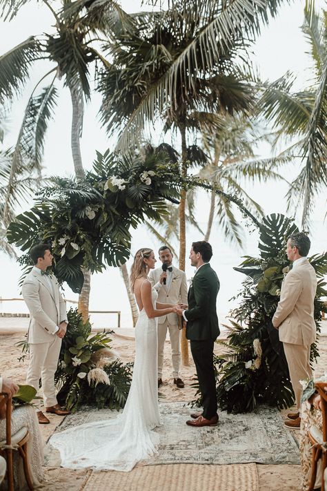 Jungle Wedding, Tropical Wedding Theme, Dream Beach Wedding, Costa Rica Wedding, Tulum Wedding, Boho Beach Wedding, Cabo Weddings, Wedding Beach Ceremony, Destination Wedding Inspiration