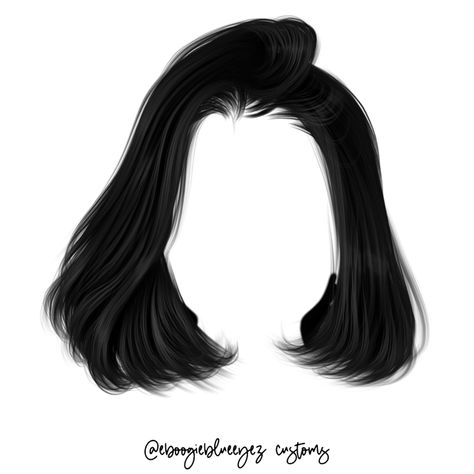 Hair Drawing Tutorial, Ms Jackson, Screen Name, No Bangs, Cute Black Shirts, Hair Vector, The Sims 4 Skin, Drawing Hair Tutorial, Manga Hair