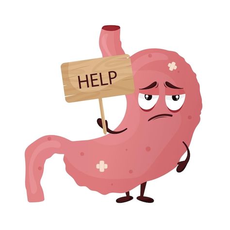 Cartoon sad stomach character with woode... | Premium Vector #Freepik #vector #stomach #gastric #gut #digestion Health Care Illustration, Stomach Illustration, Stomach Drawing, Anatomical Drawings, Stomach Health, Anatomy Notes, Sleep Meme, Healthy Stomach, Gastric Problem