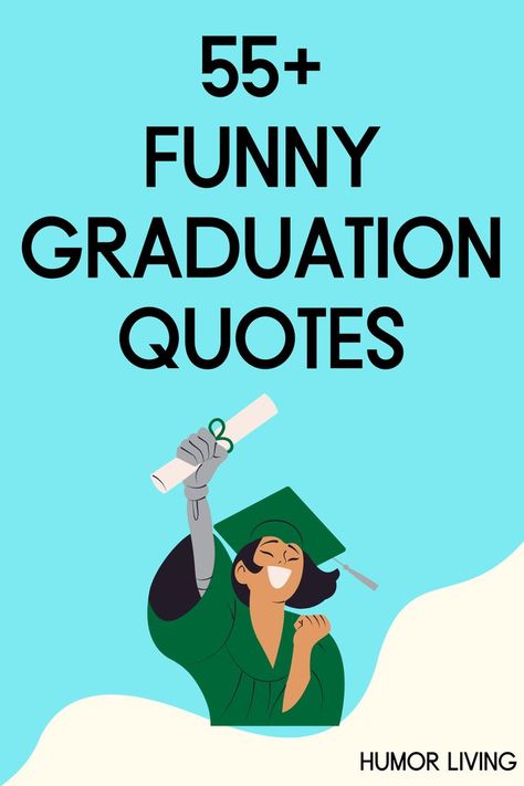 Graduating is a significant accomplishment. It’s a time to celebrate the journey. Get a good laugh with relatable and funny graduation quotes. Funny Graduation Quotes, Accomplishment Quotes, Graduation Quotes, Graduation Funny, Time To Celebrate, The Journey, Funny Quotes, Humor, Celebrities