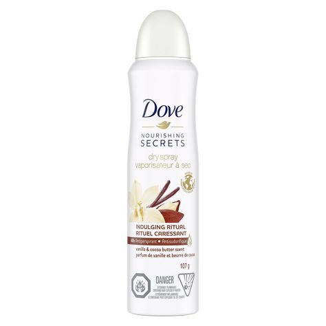 Dove Cocoa Butter, Dove Vanilla, Vanilla Deodorant, Pumpkin Latte, Antiperspirant Deodorant, Deodorant Spray, Walmart Canada, Antiperspirant, Health And Wellbeing