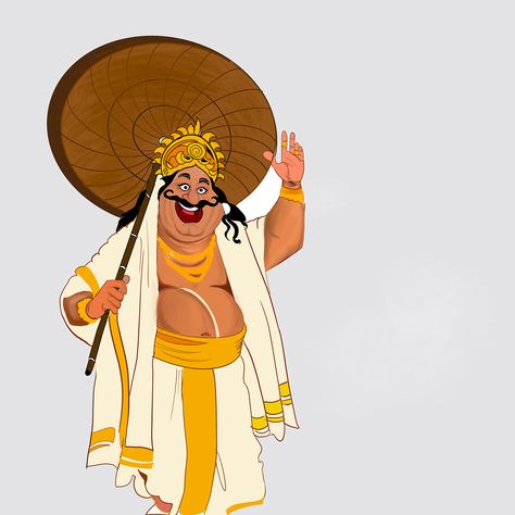 Maveli Onam project on Behance Onam Related Pics, Maveli Onam Cartoon Png, Maveli Onam Illustration, Onam Maveli Design, Maveli Onam Poster, Maveli Onam Photos, Onam Illustration Art, Mahabali Onam Drawing, Maveli Onam Drawing