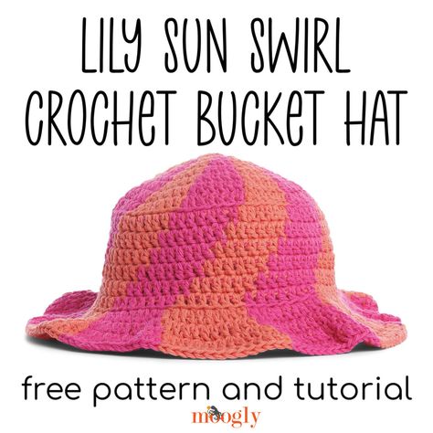 Swirl Crochet Hat, Crochet Sun Hat Free Pattern Summer, Double Crochet Bucket Hat, Knit Bucket Hat Pattern Free, Bucket Hat Crochet Pattern Free, Crochet Sun Hats, Crochet Bucket Hat Free Pattern, Swirl Crochet, Bucket Hat Pattern Free