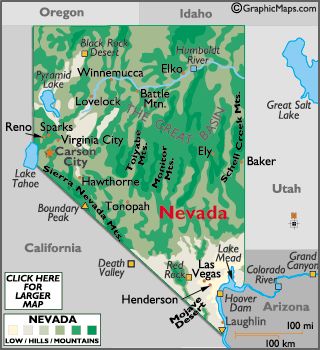 27 - Nevada 10/9/2014 Federal Court Decision Ninth Circuit Court of Appeals ruling in Sevcik v. Sandoval. The Ninth Circuit Court of Appeals overturned the United States District Court for the District of Nevada's ruling. Injunction issued two days after the ban was struck down. State officials declined to appeal the ruling. Usa Maps, State Names, Tonopah Nevada, Nevada Map, Lakes In California, Physical Map, Geography Map, Nevada State, Virginia City