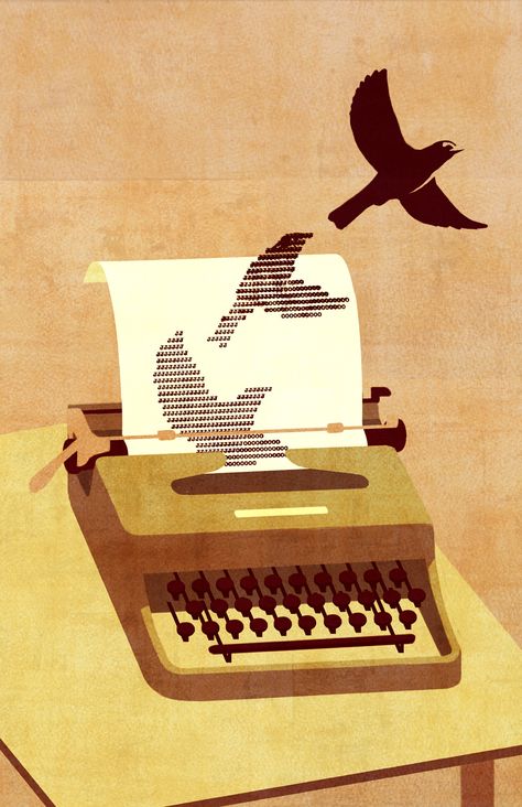 Typewriter Art, Conceptual Illustration, Italian Artist, 판타지 아트, Editorial Illustration, Conceptual Art, Typewriter, Illustrations Posters, Kitchen Wall Art