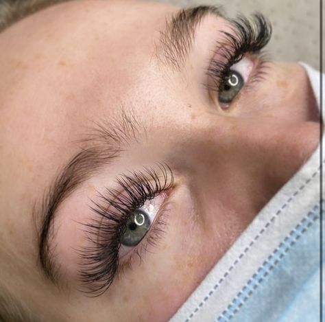 Classic Long Eyelash Extensions, Open Cat Eye Lash Extensions, Lashes To Make Eyes Look Bigger, Long Classic Lashes, Fluffy Classic Lash Extensions, Wispy Hybrid Lash Extensions Doll Eye, Light Hybrid Lashes, Long Classic Eyelash Extensions, Hybrid Doll Eye Lash Extensions