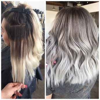 Platinový Blond, Color Melting Hair, Cool Blonde Hair Colour, Colour Hair, Cool Blonde Hair, Balayage Blonde, Silver Blonde, Ash Blonde Hair, Ombré Hair