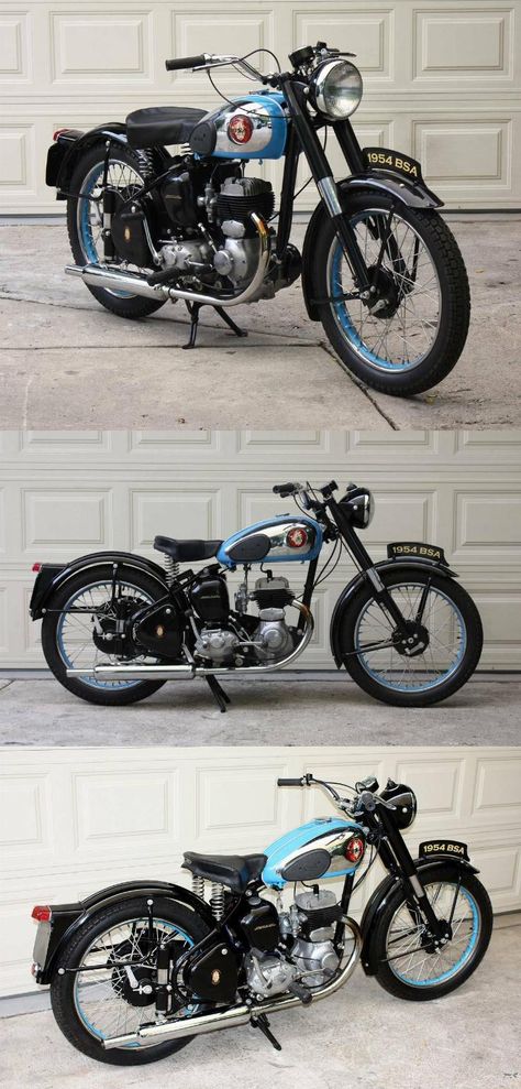 1954 BSA C10L Moped Motorcycle, Bsa Motorcycle, Racer Motorcycle, Canoga Park, British Motorcycles, Motorized Bicycle, Classic Motorcycle, Motorcycle Types, Used Bikes