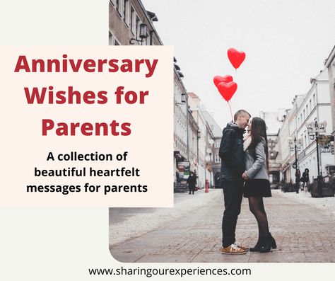 Looking for wedding anniversary wishes for parents or in-laws? We have got you covered with these best anniversary wishes and quotes for parents (all at one place – for you to just read and choose) Anniversary is a great day to show your love, and respect for your parents. Parents together work hard and try […] The post Wedding Anniversary Wishes for Parents written by Rashmi Chand is a post from Sharing Our Experiences - Mom approved products & FREE printables. Anniversary Message For Parents From Daughter, 50th Anniversary Quotes Parents, Anniversary Wishes For Parents From Daughter, Happy Anniversary Parents Wishes, Quote For Parents From Daughter, 25 Anniversary Quotes For Parents, Parents Anniversary Quotes From Daughter, Meal Planning For Kids, Wedding Anniversary Wishes For Parents