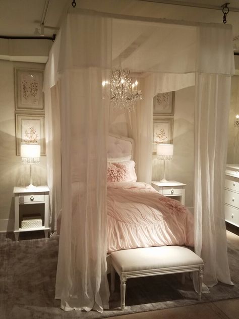 Redecorate Bedroom, Pretty Room, Dreamy Room, Canopy Bed, Dream Room Inspiration, Room Makeover Bedroom, Room Makeover Inspiration, Cute Room Decor, Cozy Room