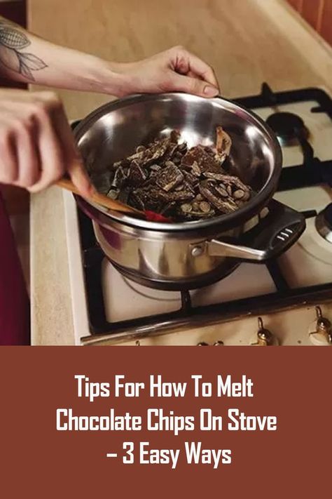 melt chocolate How To Melt Chocolate, Women Tips, Cookies Cake, Bake Cookies, Melting Chocolate Chips, Baked Chips, Chocolate Baking, Chocolate Fudge, Baking Tips