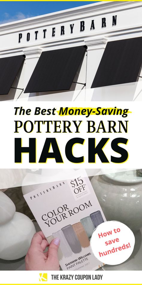 Looking for Pottery Barn hacks or how to save more money there? Us too! In fact we love shopping for Pottery Barn living room ideas even more when we get up to 70% off! Thanks to these shopping tips from The Krazy Coupon Lady, that Pottery Barn bedroom doesn’t have to break the bank. Whether you're looking for Pottery Barn furniture, bedding, rugs, or Pottery Barn Kids / Teen, we've got the tips you need to buy it for less, dare we say, cheap! We'll even tell you how to get Pottery Barn Coupons! Pottery Barn Bedding Ideas, Pottery Barn Living Room Ideas 2024, Pottery Barn Diy Furniture, Pottery Barn Diy Decor, Pottery Barn Living Room Ideas 2023, Pottery Barn Style Living Room, Pottery Barn Decorating Ideas, Pottery Barn Dining Room Ideas, Pottery Barn House