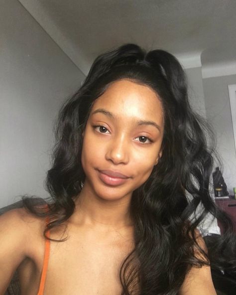 Girls Without Makeup, Bobbi Brown Makeup, Brown Makeup, Brown Girl, Without Makeup, Brown Skin, Body Wave, Lace Frontal, Bobbi Brown